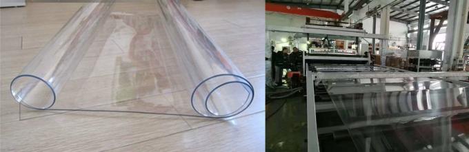 Transparent Hard Plastic PVC Sheet Extrusion Line 350KG/H 0.4 - 10mm Thickness 1