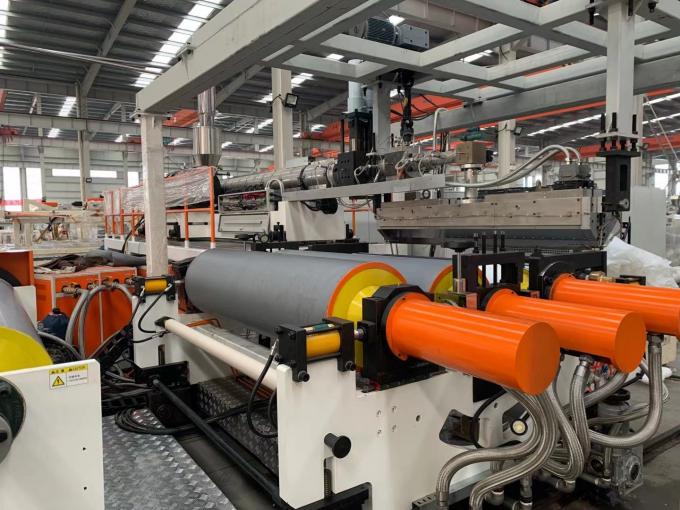 CPE / TPE / PE Cast Stretching Film Production Line Gwell Machinery 3