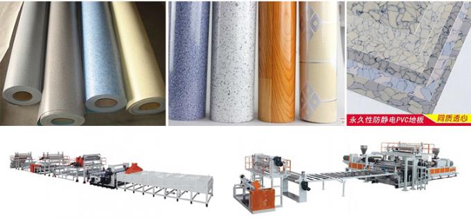 PVC Plastic Floor Production Machine PVC Flooring Leather Extrusion Line Twin screw extruder 1