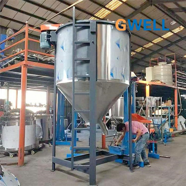 Plastic Granules High Speed Mixer For Plastic Raw Material Mixing Machine 2