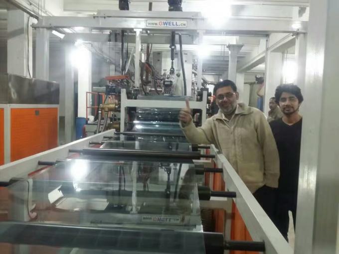 Parallel Twin Screw Extruder PET Sheet Extrusion Line 100% Recycled Material 1