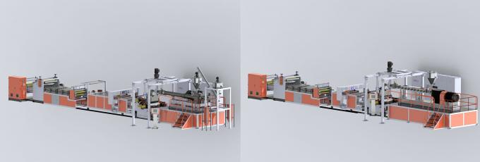 Board PETG Extrusion Line For Cabinet Advertising Display single screw parallel screw high torque high output 1