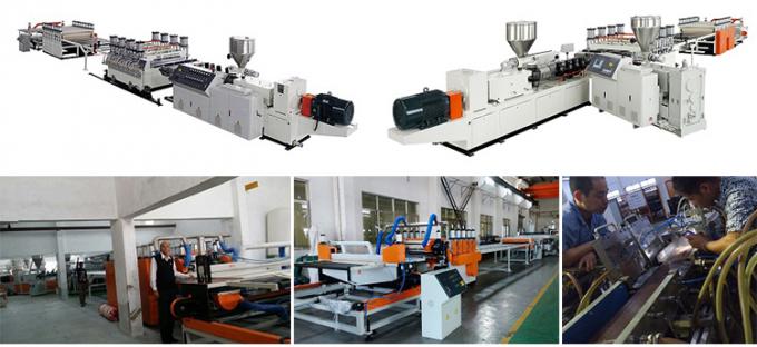 WPC Floor Extrusion Machine 1200mm Floor Board Production Line 1