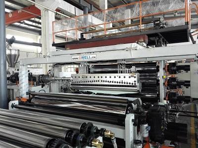 HDPE Waterproofing Membrane Production Line HDPE water proof film extrusion machine 1