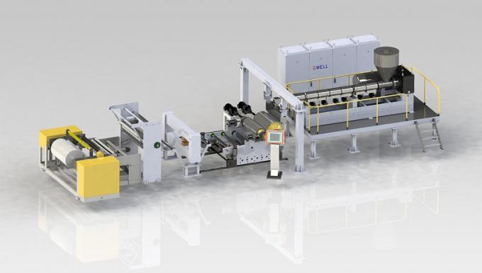 Casting PVC Cling Film Plastic Wrap Extrusion Line Customization And Flexibility 2