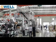GWELL PC/PMMA Sheet extrusion line，with double surface protection film lamination.