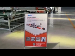 PP construction template extrusion line