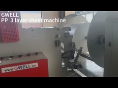 GWELL 3-layer PP sheet co-extrusion machine