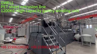 GWELL high capacity PET sheet extrusion line