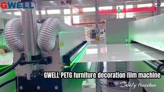 PETG decoration film production