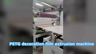 PETG decoration film production line