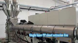 PP sheet extrusion line