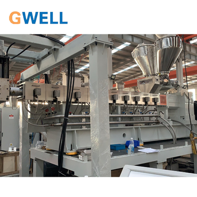 Parallel Twin Screw Extruder PET Sheet Extrusion Line 100% Recycled Material