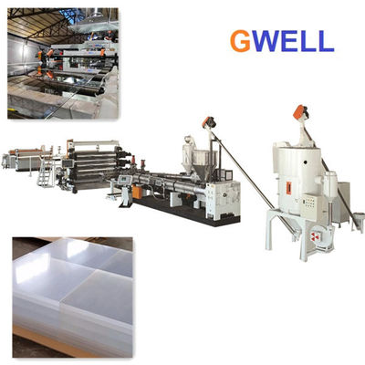 HIPS Thick Sheet Making Machine HIPS Board Extrusion Line For Use Refrigerator Quality After-sales Service