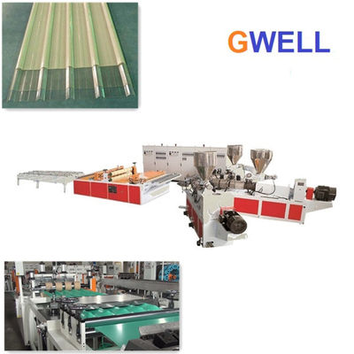 Synthetic Resin Glazed Tile PVC Roof Board Extrusion Line ASA Co Extrusion Machine