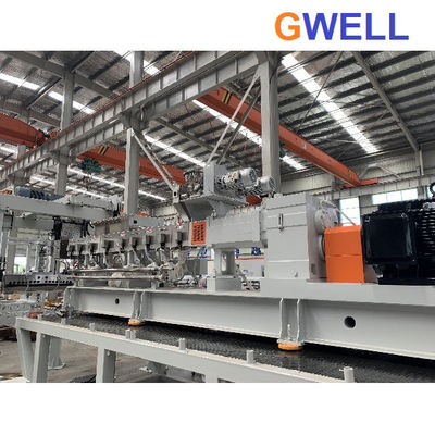 85mm Conical Co Rotating Twin Screw Extruder Mixing Melting