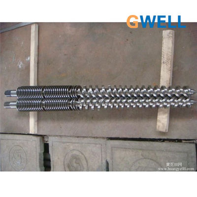Conical Double Screw For Extruder Plasticized  HV 1000 Auxiliary Facilities