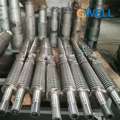 Conical Double Screw For Extruder Plasticized  HV 1000 Auxiliary Facilities