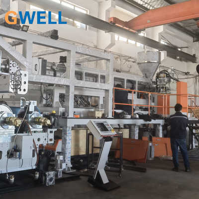 Buy EVA/POE/EPE(EVA+POE+EOE) Cast Film Extrusion Machine, PV Encapsulation Extrusion Poe Film Making Machine online manufacture