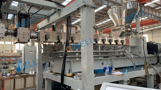 Buy Plastic Pet Sheet Extruder PP Stationery Sheet Extrusion Making Machine Sheet Roll Extruder online manufacture