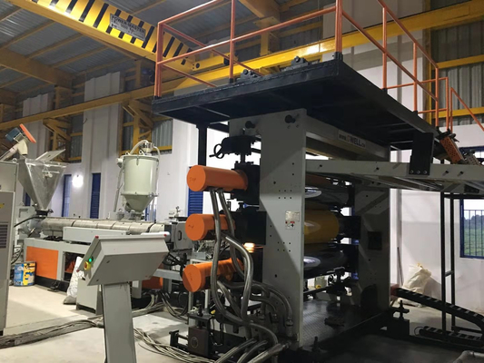 Buy Synthetic Resin Glazed Tile PVC Roof Board Extrusion Line ASA Co Extrusion Machine online manufacture