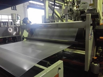 Buy TPU film coating Composite Cloth Film Extrusion Line  Single Screw 500kg/H online manufacture