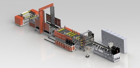 Buy Stone Paper Making Machine Three Layers Cast Stretch Film Extrusion Line online manufacture
