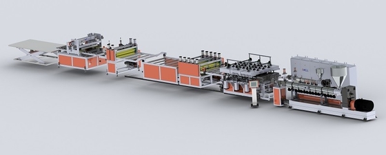 Buy PP Polyethylene Hollow Profile Production Machine PP Plastic Building Template Extrusion Line online manufacture
