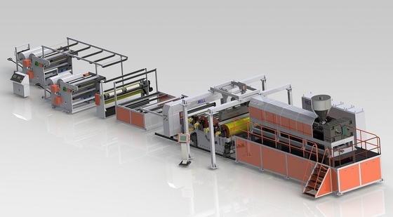 Buy ASA PVC Board Extrusion Line 350kg/H Door Wall Panel Single Screw Extruder online manufacture