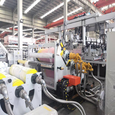 Buy Customized capacity 450-1500 kg/h PET packaging sheet Extrusion Line，100% recrcled PET seed tray sheet making machine online manufacture