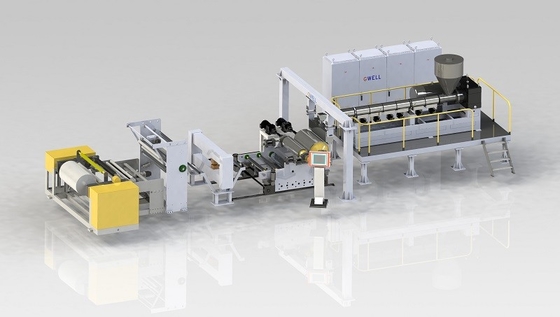 Buy Casting PVC Cling Film Plastic Wrap Extrusion Line Customization And Flexibility online manufacture