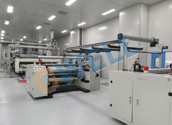 Buy EPE Solar Film Extrusion Line with Three-Layer Co-Extrusion PLC Automatic Control and Online Quality Monitoring online manufacture