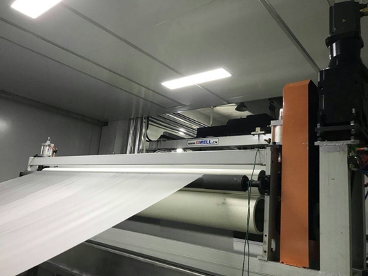 Buy PVB Film Production Line with 3600mm Max Width 0.38-1.52mm Thickness and 500-800kg/h Output for Building and Car Glass online manufacture
