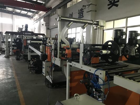 Buy High Transparency PC Sheet Extrusion Line with 600-1220mm Width and 0.5-5mm Thickness for PMMA and Plastic Sheets online manufacture