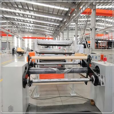 Buy PETG Decorative Sheet Extrusion Line with 400kg/H Output Capacity, 1220*2440*1mm Size and G-A-G Three-Layer Structure online manufacture