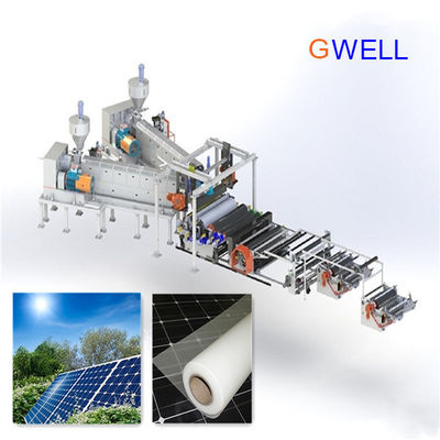 Buy EVA / POE Solar Photovoltaic Packaging Film Production Line 0.3 - 1mm Thickness online manufacture