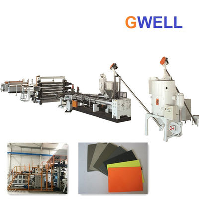 Buy PP ABS PE Hdpe Sheet Extruders Advertising Board Extrusion Line 400kg H online manufacture