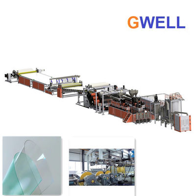 Buy PC Solar Film Production Line PC Transparent Plastic Sheet Extrusion Machine Single Screw Extruder online manufacture
