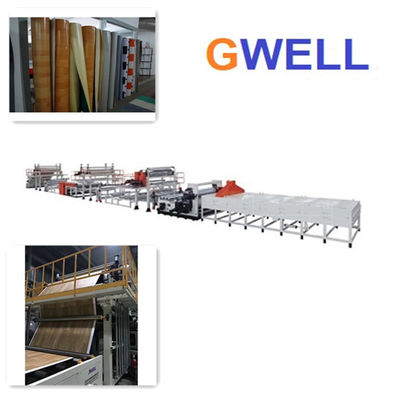 Buy PVC Plastic Floor Production Machine PVC Flooring Leather Extrusion Line Twin screw extruder online manufacture