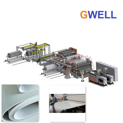 Buy PVC Waterproofing Membrane Production Line Width is 1500-6000 mm online manufacture