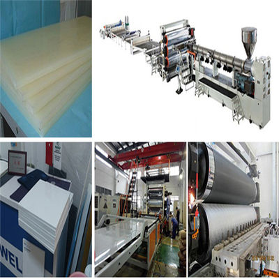 Buy GWELL 1000-2000mm Width 3-50mm Thickness PP/PE Thick Plate Extrusion Line for Corrosion-resistant Plastic Boards online manufacture