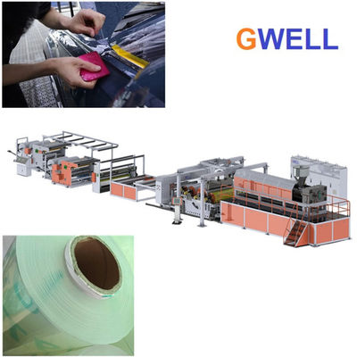Buy Three Layers Tpu Extrusion Cast Film Making Machine Single Screw Extruder online manufacture