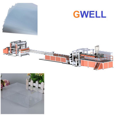 Buy 1220mm Pvc Sheet Machine Transparent Rigid Sheet Extrusion Line Plant online manufacture