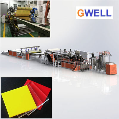Buy PC Plastic Sheet Making Machine PC Optical Sheet Production line Quality After-sales Service online manufacture