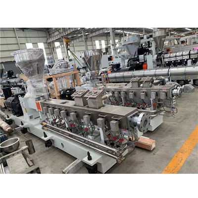 Buy 85mm Conical Co Rotating Twin Screw Extruder Mixing Melting online manufacture