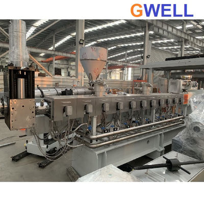 Buy 95mm Parallel Twin Screw Extruder Machine PET Sheet Making Auxiliary Facilities online manufacture