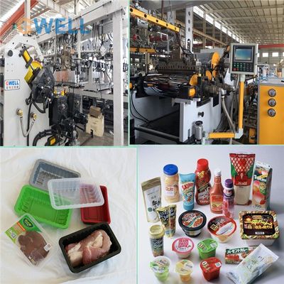Buy Food Packaging Sheet Machine Three Layer PP PS  PET Sheet Co-extrusion machine 800 - 1600mm Width 300-1500kg/h capacity online manufacture