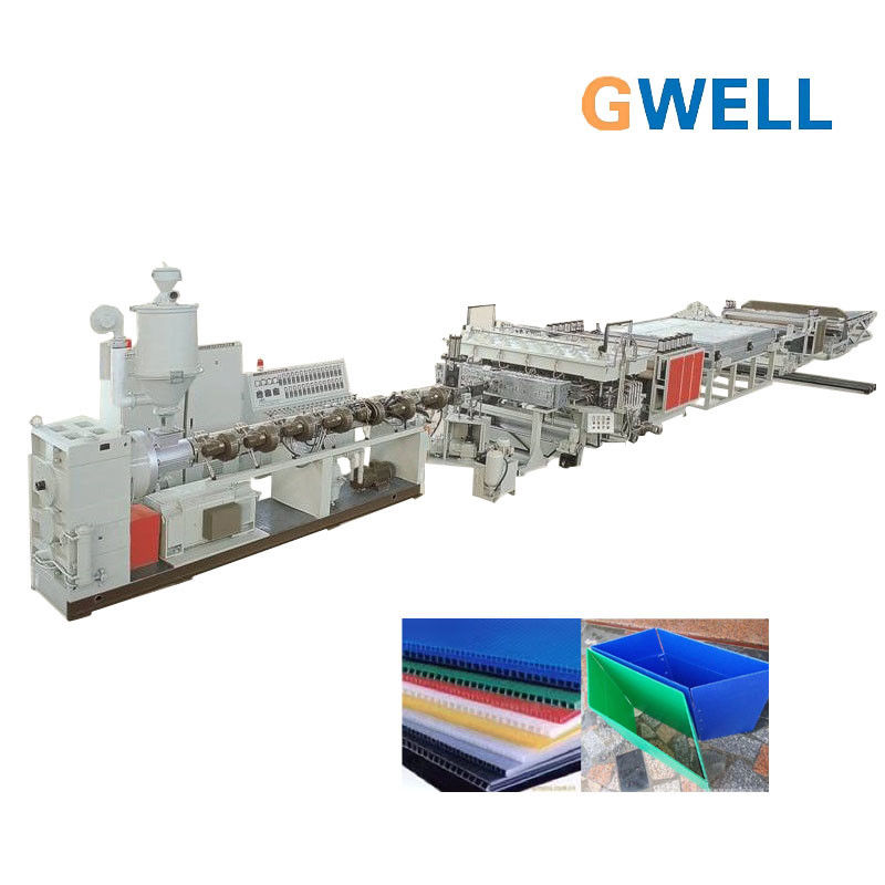 PP Hollow Profile Sheet Extrusion Machine PE Hollow Board Production Line Provide Installation And Commissioning
