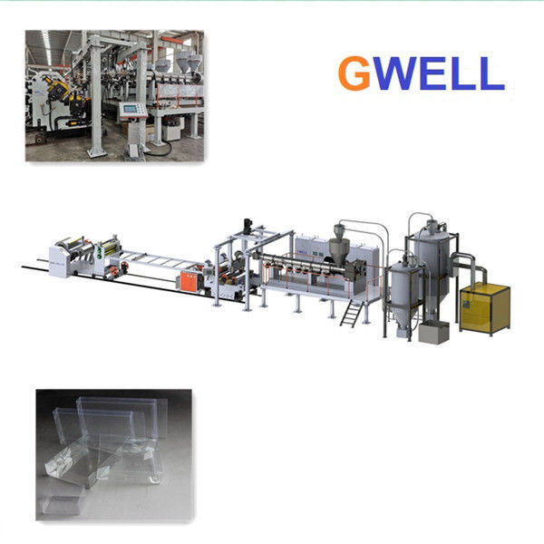 PET Sheet Making Machine of Twin Screw Thermo forming Extrusion