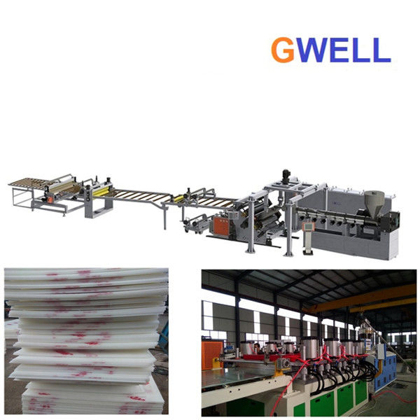 PP Thick Sheet Production Line PP Thick Board Extruder Machine Single Screw Extruder